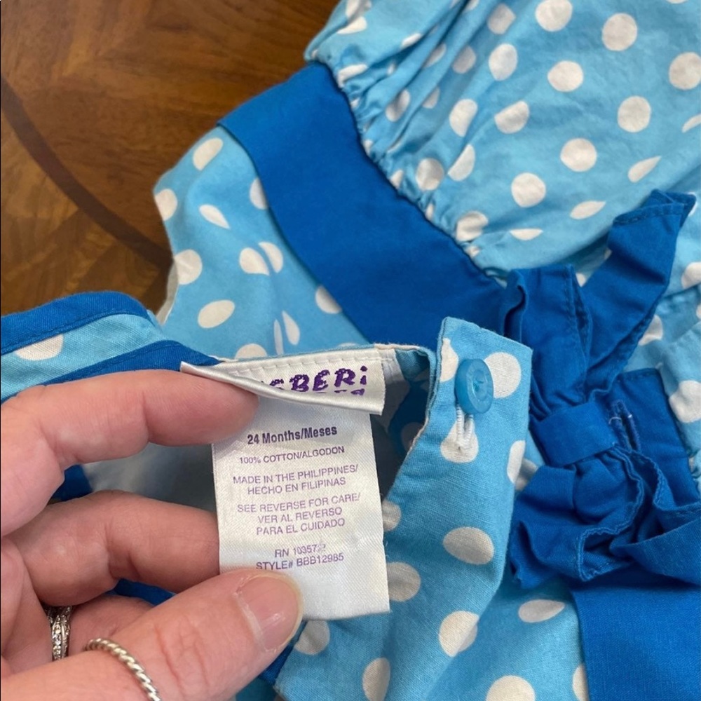 Lot of 3 baby girl dress size 24 months - Picture 9 of 9
